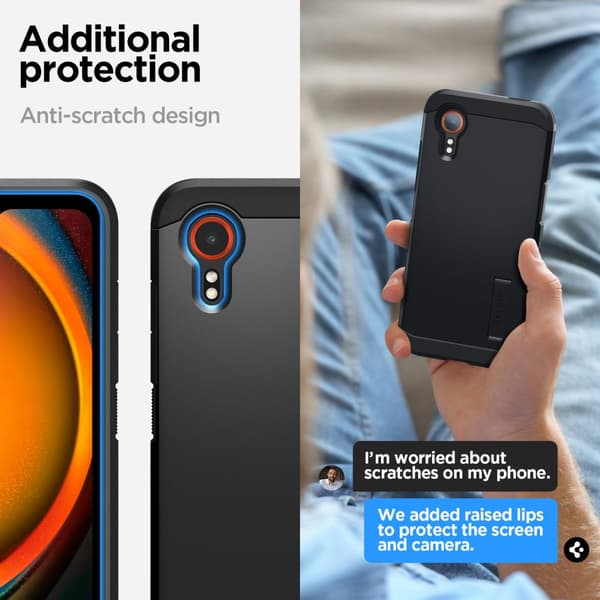 SPIGEN TOUGH ARMOR GALAXY XCOVER 7 SVART