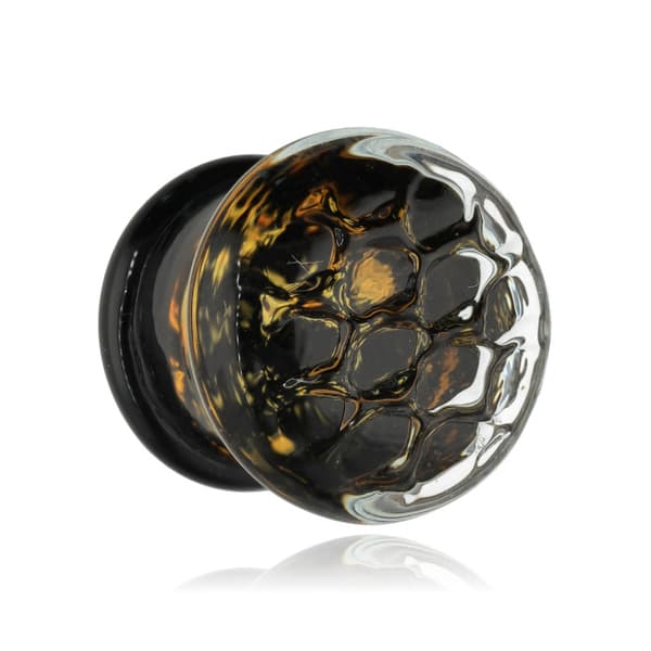 Glassadelplugg guld - PT-170 16 mm