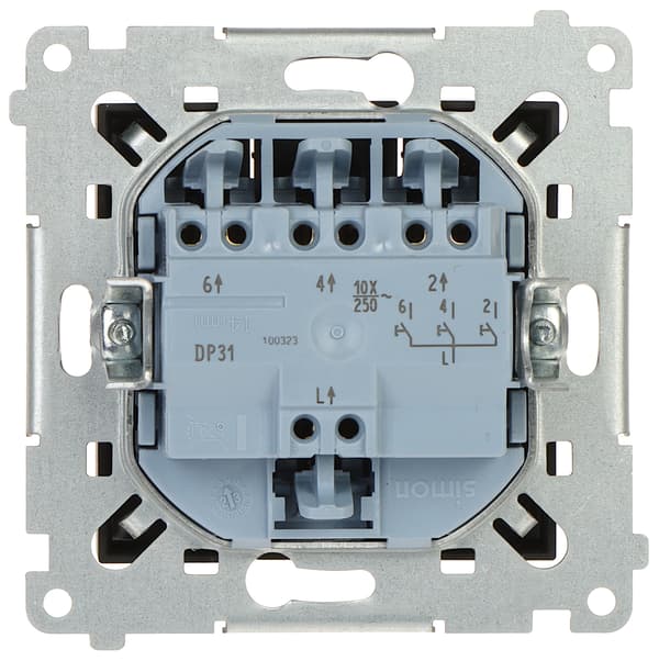Tredobbelt trykknap DP31.01/49-SIMON54 250V 10A