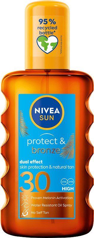 NIVEA SUN Protect&B olja SPF30 200 ml