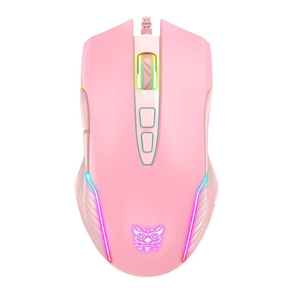ONIKUMA CW905 lyserød gamingmus