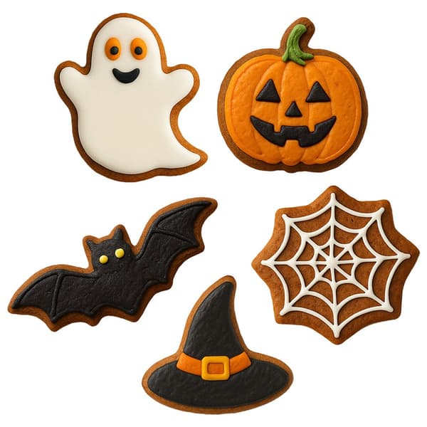 Kakutstickare Halloween 5 st