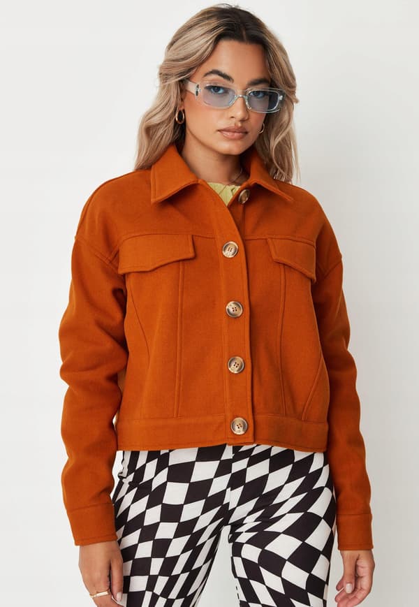 Missguided skjorta jacka slim storlek 36