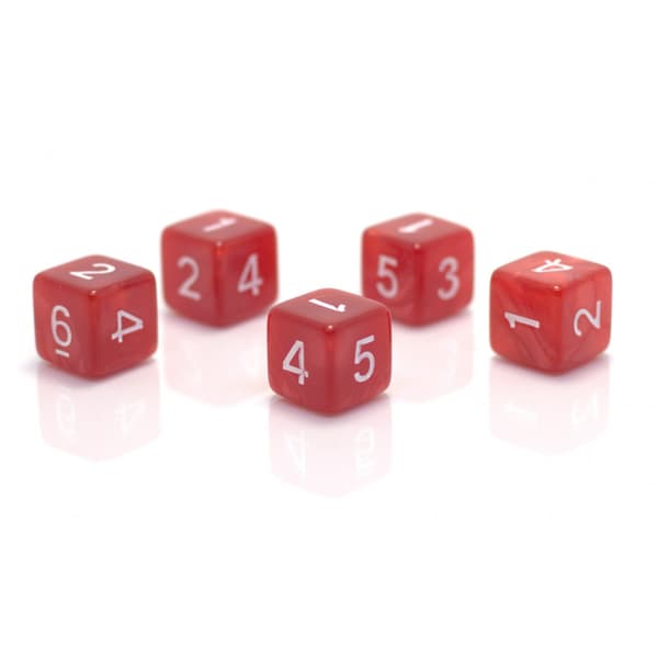 1,6 cm RPG-terning From Hell sekssidede D6-terninger