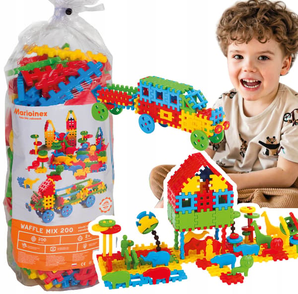 MEGA PACK MARIOINEX-wafers 200 st hjulkaraktärer, djurens värld 2D+3D