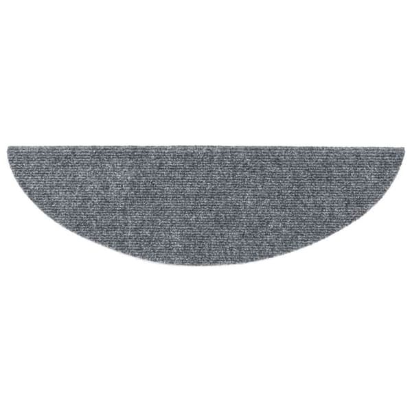 vidaXL selvklæbende trappemåtter 20 stk. lysegrå 56x17x3 cm
