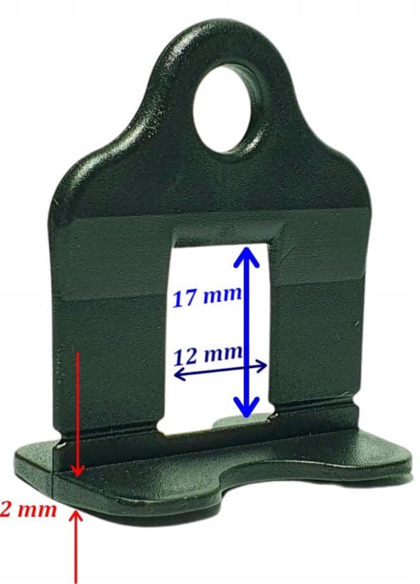 Nivelleringssystem för flisor klippor 2 mm 400 stycken Simplefix brun