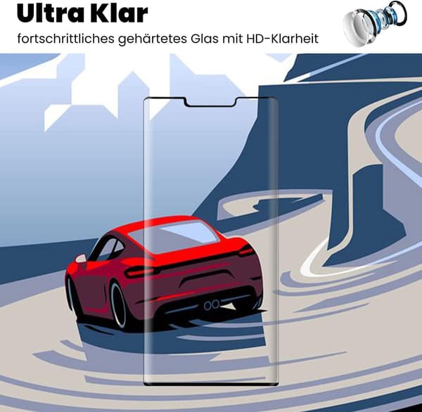 2x 9H HÄRDAT GLAS FÖR HUAWEI MATE 30 PRO STRONG