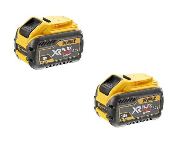 DEWALT BATTERI 18 54V 9.0 3.0Ah FLEXVOLT DCB547 2 stk.