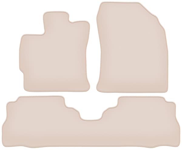 PREMIUM beige måtter til Toyota Prius III Plus hatchback 2011-2015