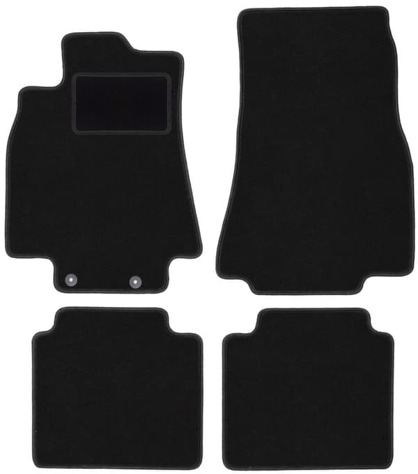 Velour gulvmåtter sæt til: Mercedes B-Class W245 hatchback (2005-2011)