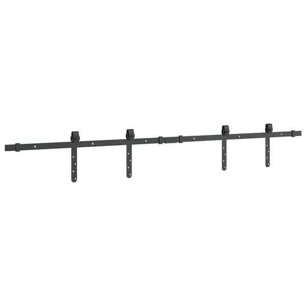 vidaXL skydedørssystem til møbler, 152 cm, kulstofstål
