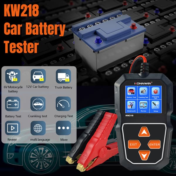 Konnwei KW218 akkumittari