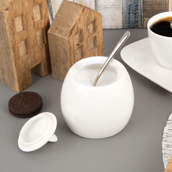 Porcelæns sukkerskål MONA 240 ml