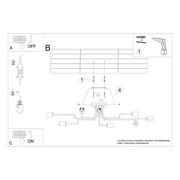 KATTOVALAISIN VIVID 8 E27 WHITE LUMILO 14.349.44