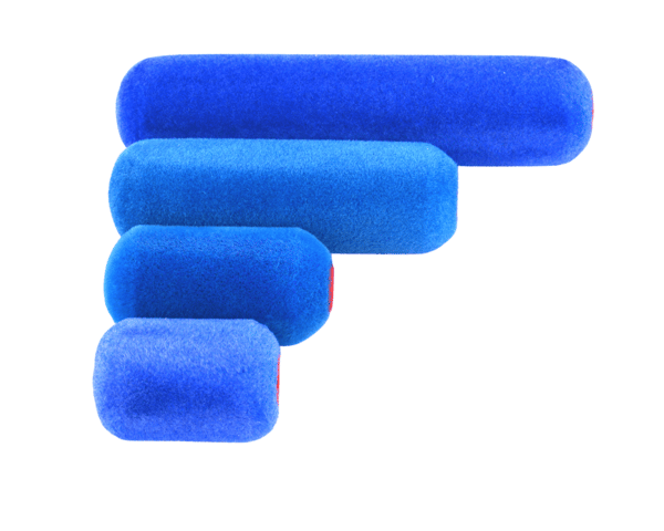 Malerulle universal Flock blå 35X70mm