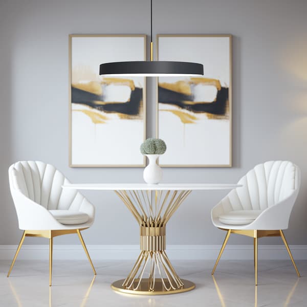 HÆNGELAMPE DISC LED SORT MILAGRO ML1065