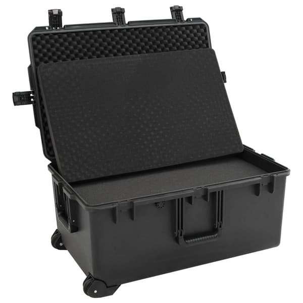 vidaXL værktøjskuffert til luftfart sort 79,5x52x39 cm PP