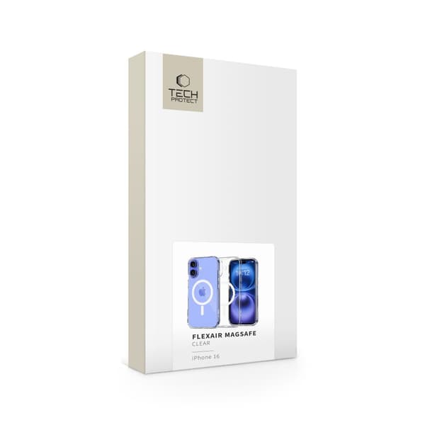 TECH-PROTECT FLEXAIR MAGSAFE IPHONE 16 KLAR