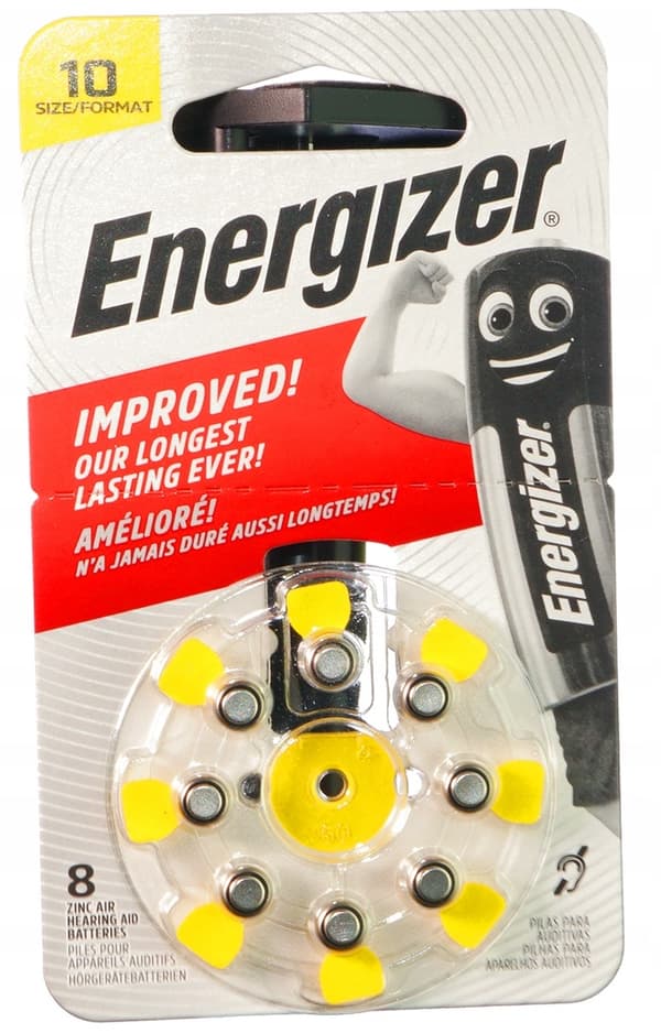 ENERGIZER PR10 høreapparatbatterier 40 stk.
