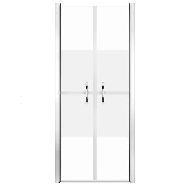 vidaXL Duschdörr, halvfrostat glas, ESG, 71x190 cm