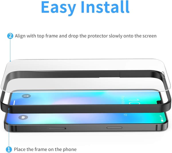 3x 9H Hærdet Glas til iPhone 12 Pro Max 6,7 tommer