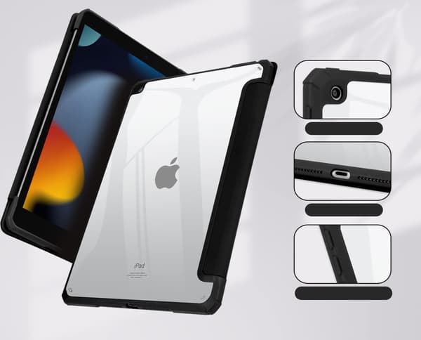 Läpinäkyvä penaali Apple iPad 10.2 7 8 9 GEN:lle