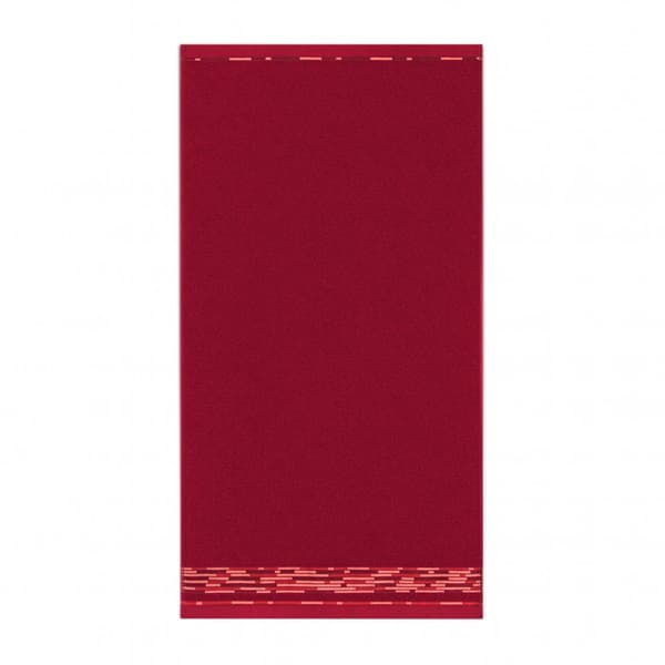 Grafisk håndklæde 70x140 Zwoltex bordeaux
