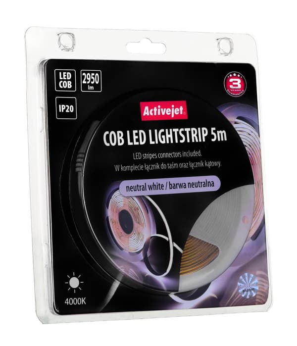 COB LED-remsa 5m neutral färg IP20