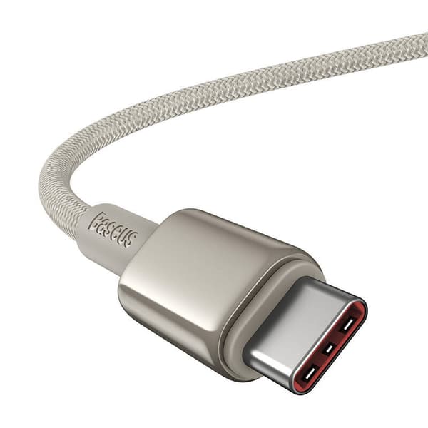 Baseus Tungsten Gold USB-C til USB-C Kabel, 100W, 2m (Guld)