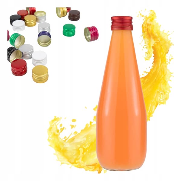 50x GLASFLASKOR 330 ml + KORK FÖR JUICE OCH SIRAPLIKÖR