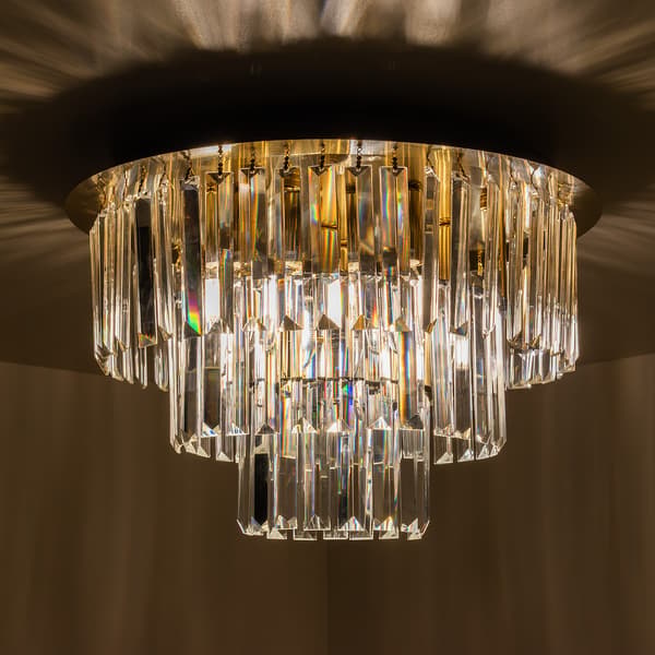 LOFTSLAMPE MILANO 6 E14 GULD MILAGRO ML1023