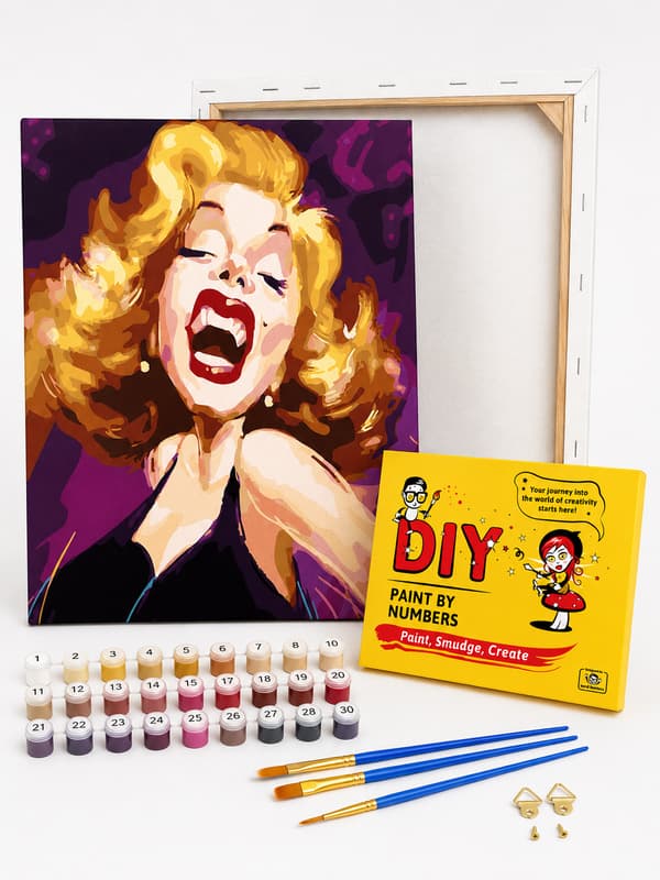 TALMALERI MED RAMME Billeder til maleri - Marilyn Monroe 40x50 cm