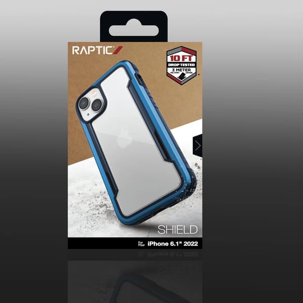 Raptic X-Doria Shield Case iPhone 14 armerat skal blått