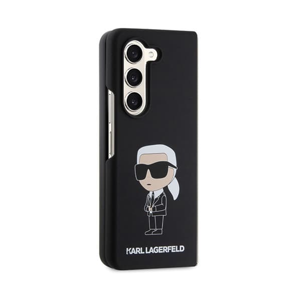 Karl Lagerfeld Silikone Ikonik - Samsung Z Fold 5 Etui (Sort)