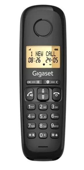 Gigaset Basic 100 DUO trådløs telefon sort