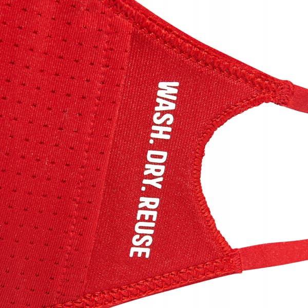 ADIDAS RÖDA LOGOTYPSMASK 3-PACK M/L WŁF