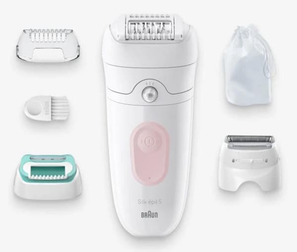Epilator Braun Silk Epil SE5-050 Vit och Rosa
