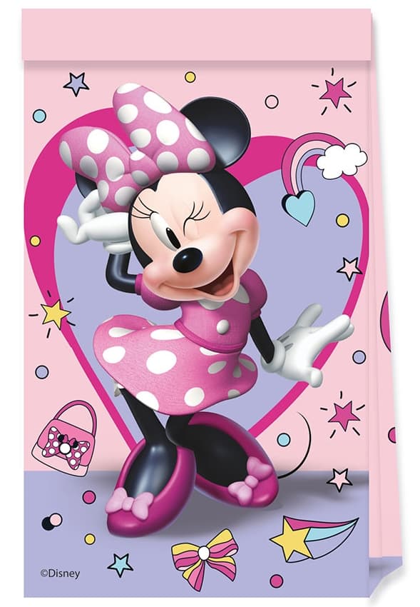 Minnie Mouse Daisy papirposer gaver 4 stk.