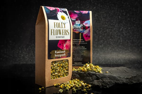 Spiselige tørrede kamilleblomster 20g