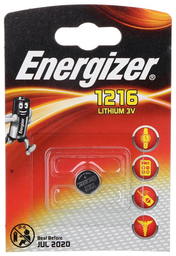 LITIUMPARISTOT BAT-CR1216 ENERGIZER