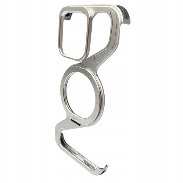 Skal för iPhone 16 PRO pansar MagSafe metall titanium hållare