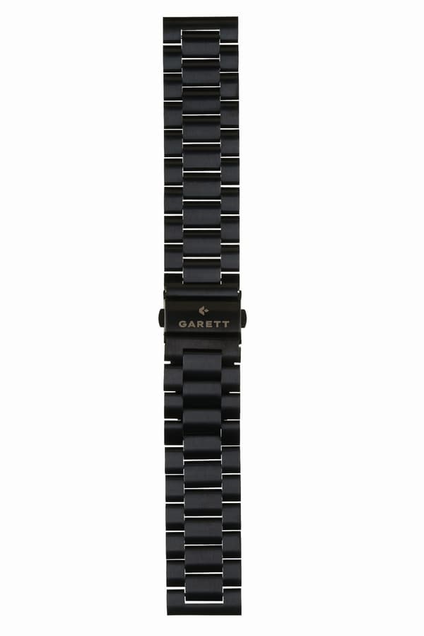 Universal rem Garett stål sort 22 mm V