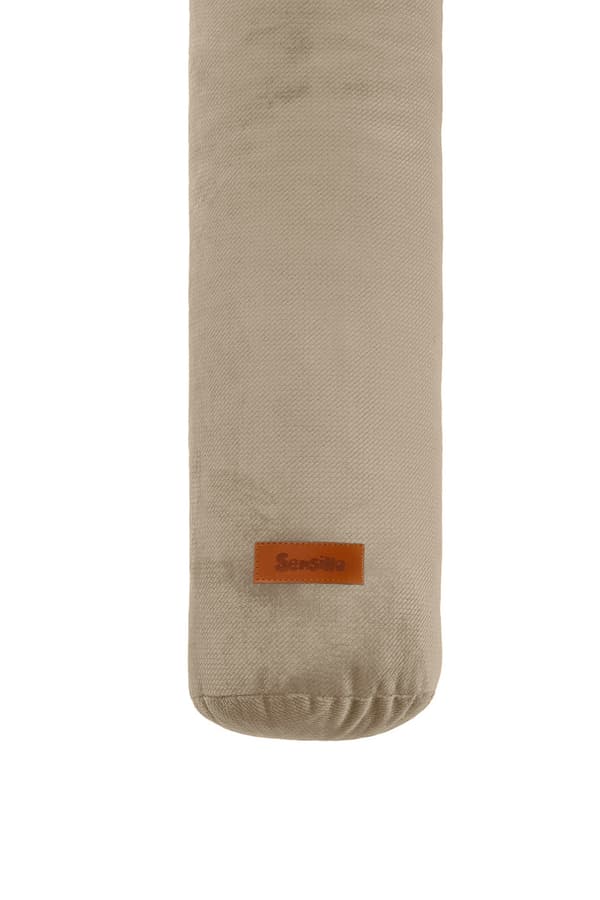 FLØJLSRULLEBESKYTTER TIL EN BARNESENGE, BEIGE