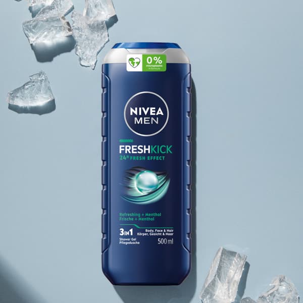 286563 NIVEA Fresh Kick Brusegel 500 ml