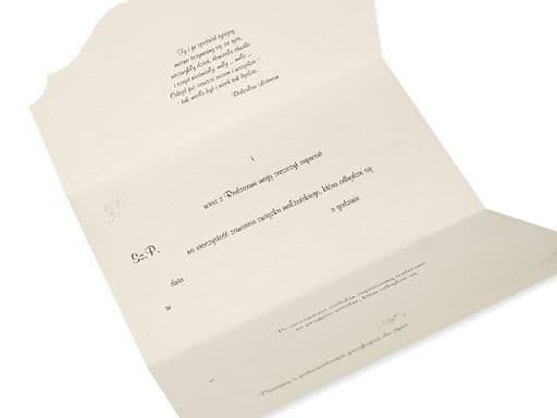 Bröllopsinbjudan, 1 st.