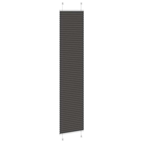 vidaXL plissegardin sort 50x200 cm stofbredde 49,4 cm