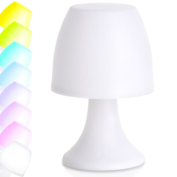 LED-natlampe flerfarvet 19 cm