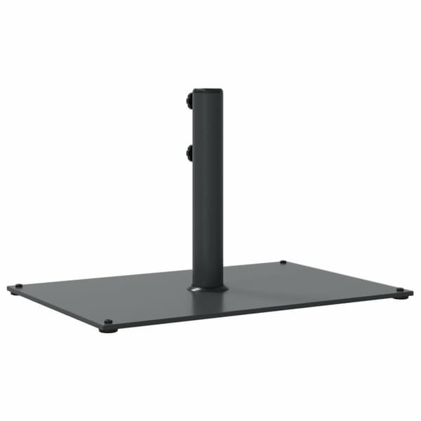 vidaXL parasolfod til stænger Ø32/38/48 mm, 15 kg, rektangulær