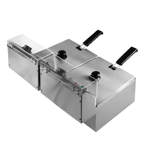 Mega-M elektrisk friturekar 2x6l 6kW 230V